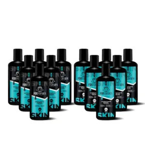 KIT 6 ESFOLIANTE PRE BARBA E 6 HIDRATANTE FACIAL